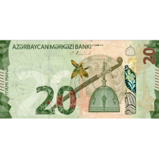 (487) ** PNew (PN41) Azerbaijan - 20 Manat Year 2021
